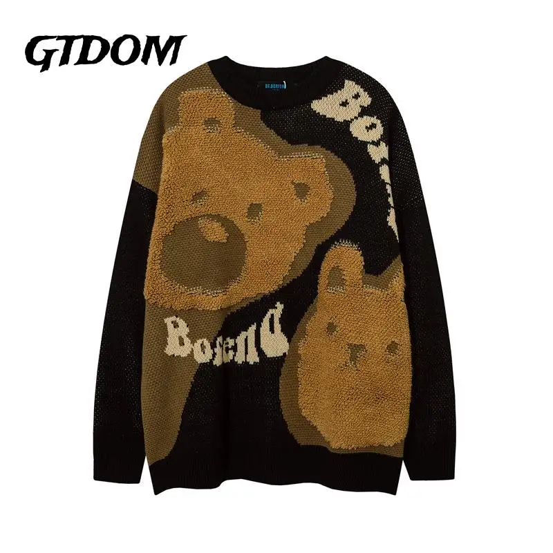 GTDOM Couple 2022 Autumn Winter New Hip Hop Loose Casual Fashion Plush Bear Pullover Polyester O-Neck Long Sleeve Sweaters
GTDOM Couple 2022 Autumn Winter New Hip Hop Loose Casual Fashion Plush Bear Pullover Polyester O-Neck Long Sleeve Sweaters