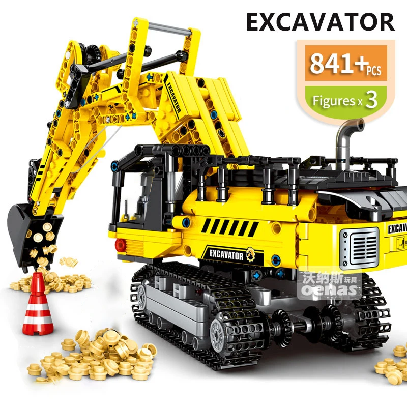 SEMBO City Engineering Excavator Technical Car Building Blocks Construction Bricks Toy for Children 
SEMBO City Engineering Excavator Technical Car Building Blocks Construction Bricks Toy for Children