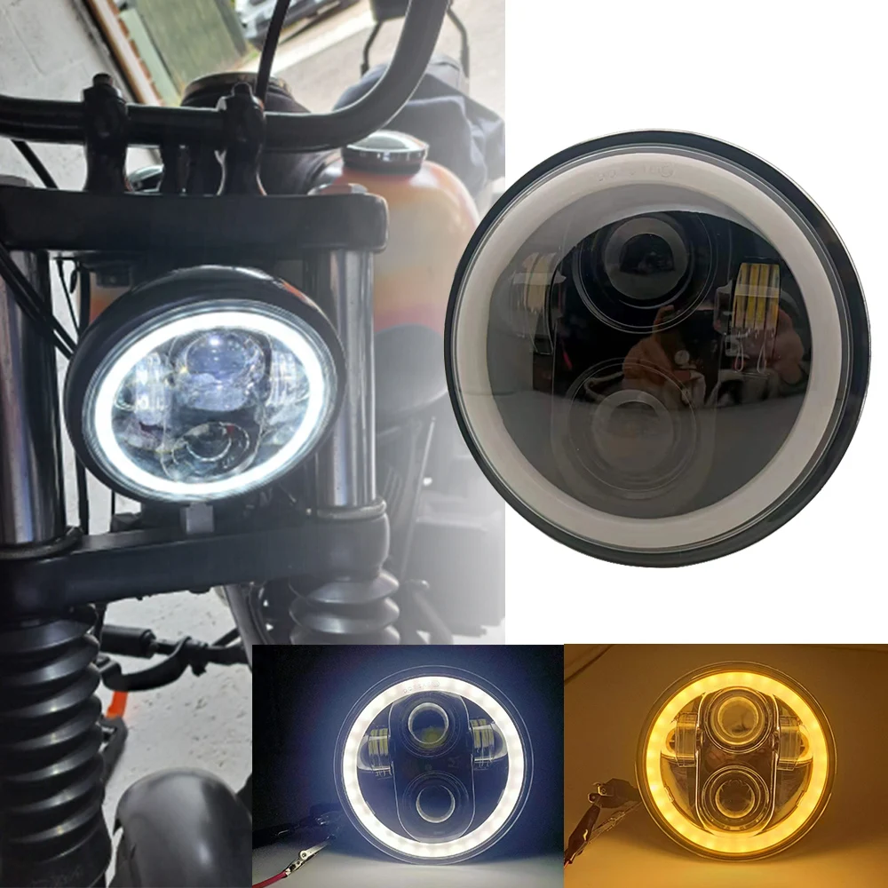 Newest 5.75 Inch Motorcycle LED Headlight for Dyna Softail Sportster 883 XL883 FXCW 5 3/4" For Toyota Corona KT147 For VAZ 2106
Newest 5.75 Inch Motorcycle LED Headlight for Dyna Softail Sportster 883 XL883 FXCW 5 3/4" For Toyota Corona KT147 For VAZ 2106