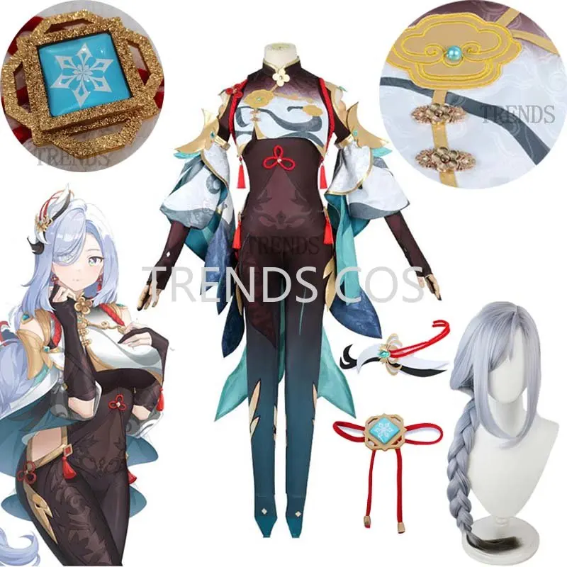 Game Genshin Impact Genshin Impact Shenhe Cosplay Costume Shenhe Jumpsuit Wig Shen He Genshin Battle Suits Cosplay Anime Outfits
Game Genshin Impact Genshin Impact Shenhe Cosplay Costume Shenhe Jumpsuit Wig Shen He Genshin Battle Suits Cosplay Anime Outfits