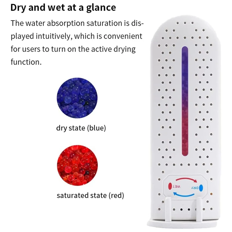 Rechargeable Small Dehumidifier Moisture Absorber for Closed Spaces Cabinet Closet Bathroom Rust Prevention Home Use B03E
Rechargeable Small Dehumidifier Moisture Absorber for Closed Spaces Cabinet Closet Bathroom Rust Prevention Home Use B03E