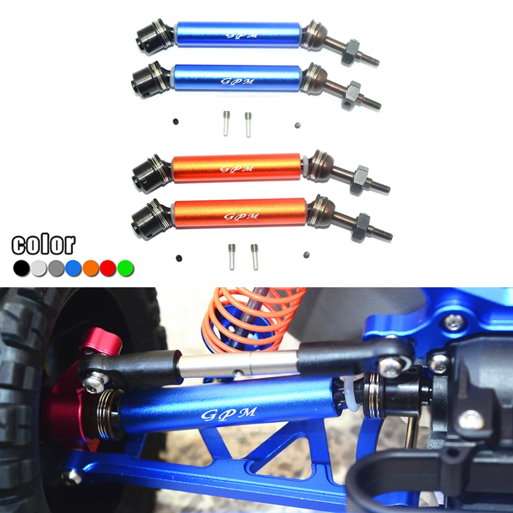 GPM TRAXXAS 1/10 RUSTLER 4X4 VXL 67076-4 HOSS 90076-4 Metal hardened axle + aluminum CVD front universal joint 6851A/6851R
GPM TRAXXAS 1/10 RUSTLER 4X4 VXL 67076-4 HOSS 90076-4 Metal hardened axle + aluminum CVD front universal joint 6851A/6851R