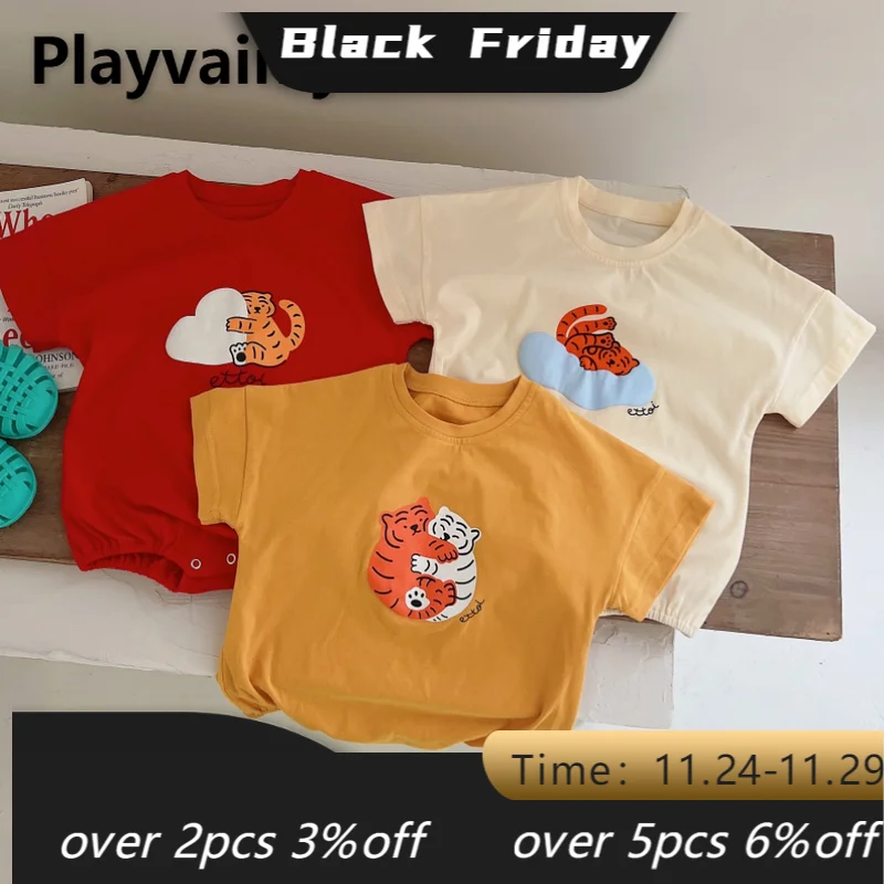 Детский комбинезон в Корейском стиле, комбинезон с короткими рукавами и принтом Тигра для маленьких мальчиков и девочек, треугольный комби...
Детский комбинезон в Корейском стиле, комбинезон с короткими рукавами и принтом Тигра для маленьких мальчиков и девочек, треугольный комби...