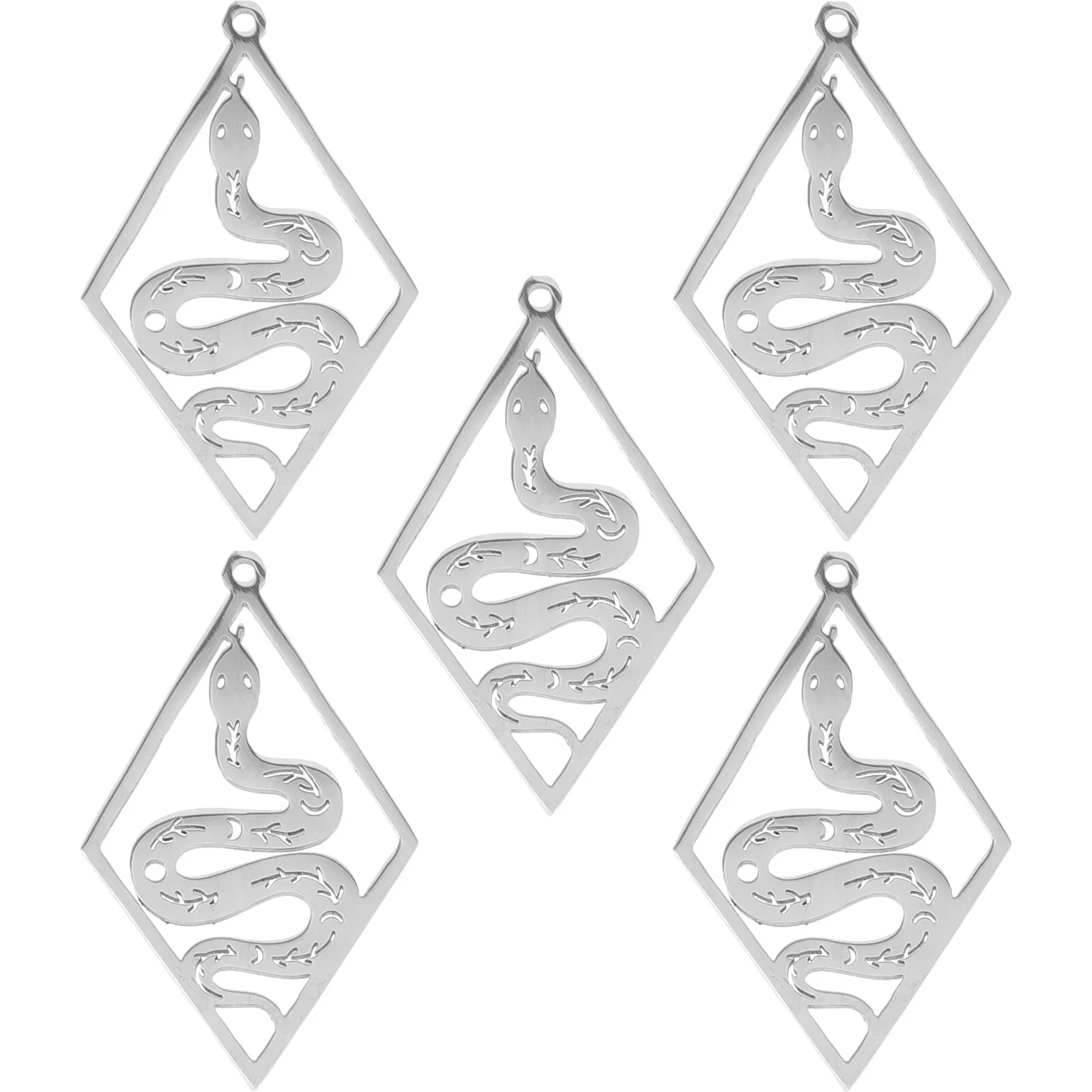 5 Pcs Snake Totem Earrings Keychain Crafts DIY Charms Pendant Girl Metal Jewelry Erring Making
5 Pcs Snake Totem Earrings Keychain Crafts DIY Charms Pendant Girl Metal Jewelry Erring Making