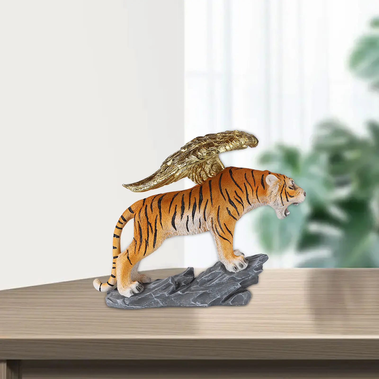 Статуя золотого тигра со знаками Зодиака, статуэтка китайского тигра из смолы, креативные настольные украшения с Львом для коллекции, счаст...
Статуя золотого тигра со знаками Зодиака, статуэтка китайского тигра из смолы, креативные настольные украшения с Львом для коллекции, счаст...