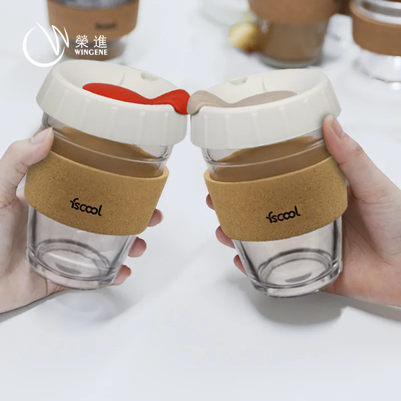 Creative Handy Coffee Cup with Lid Cork Cover Glass Male and Female Students High-value Portable Water
Creative Handy Coffee Cup with Lid Cork Cover Glass Male and Female Students High-value Portable Water