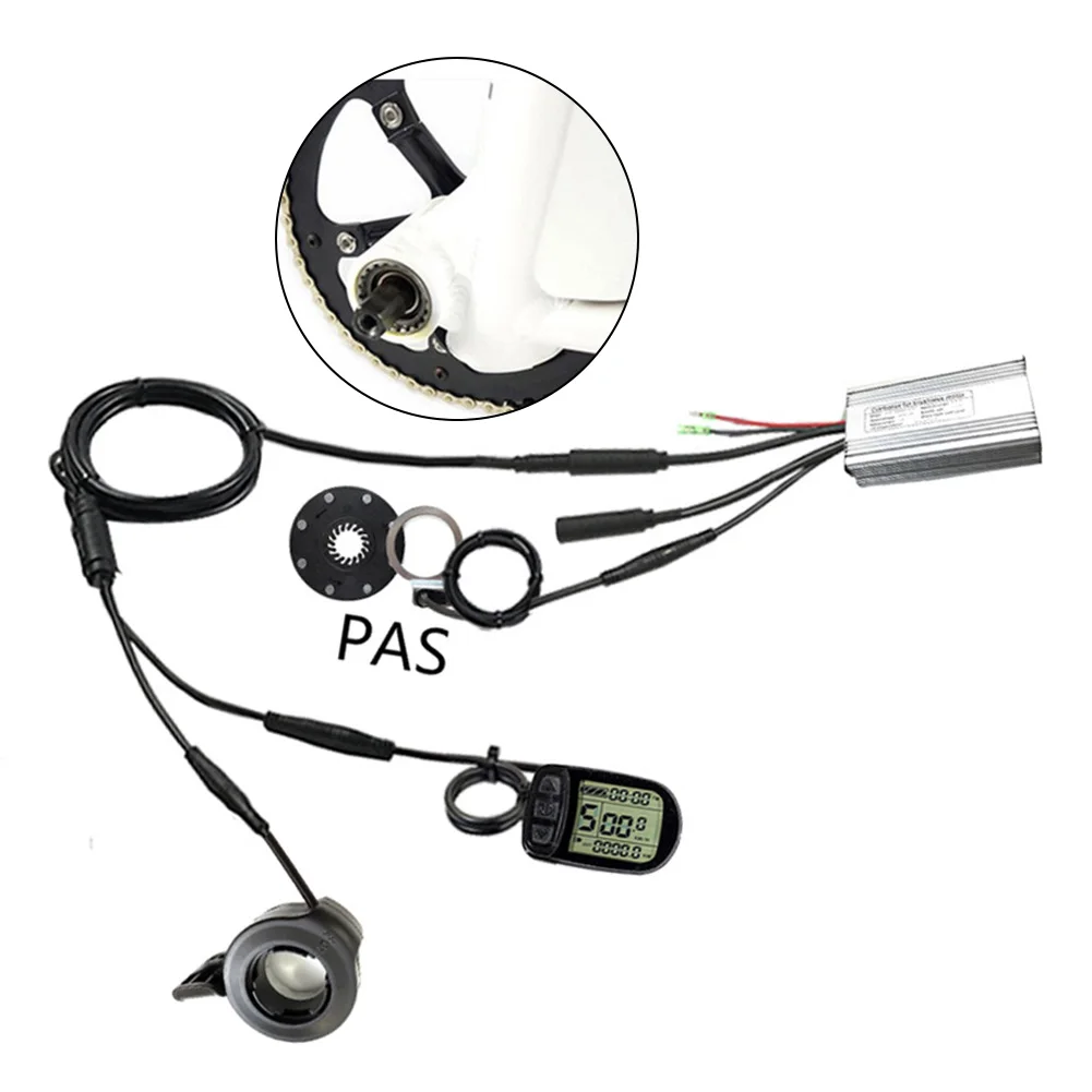 E-bike KT 36/48V 500W 22A Waterproof Controller+LCD5 Display+PAS+Thumb Throttle Scooter Bike Parts Electric Bicycle Accessories
E-bike KT 36/48V 500W 22A Waterproof Controller+LCD5 Display+PAS+Thumb Throttle Scooter Bike Parts Electric Bicycle Accessories