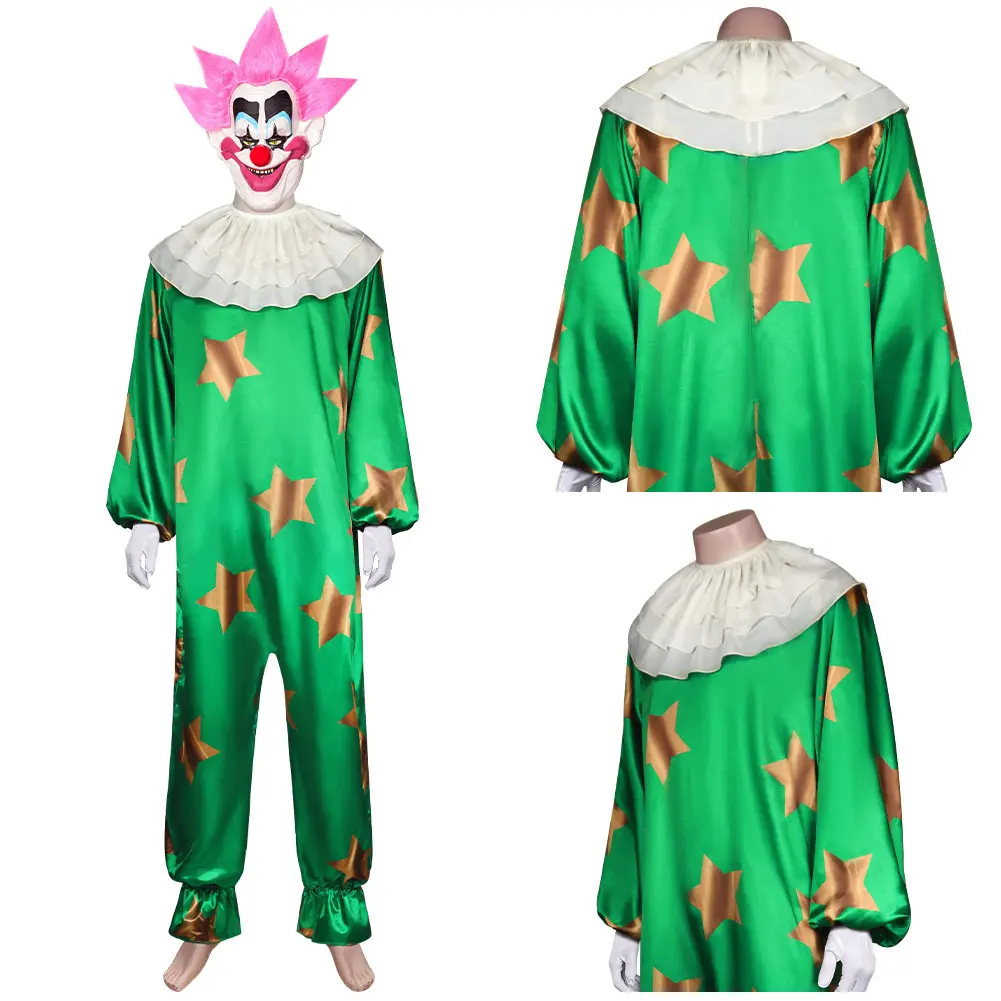 Killer Klowns из космоса Spikey костюмы для косплея комбинезон на Хэллоуин карнавал костюм
Killer Klowns из космоса Spikey костюмы для косплея комбинезон на Хэллоуин карнавал костюм