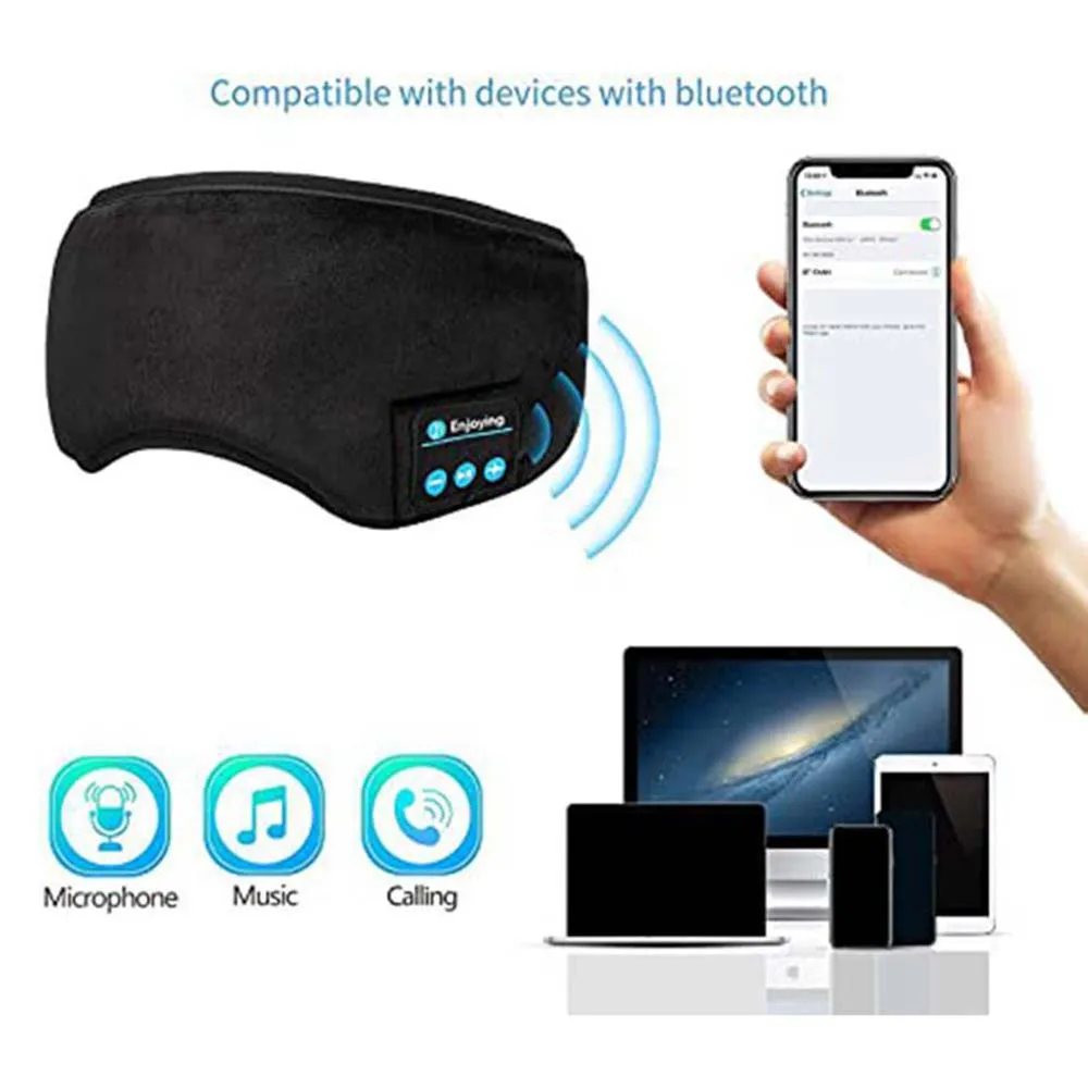 Bluetooth-наушники с повязкой на голову и маской для сна мягкие эластичные удобные беспроводные музыкальные наушники
Bluetooth-наушники с повязкой на голову и маской для сна мягкие эластичные удобные беспроводные музыкальные наушники