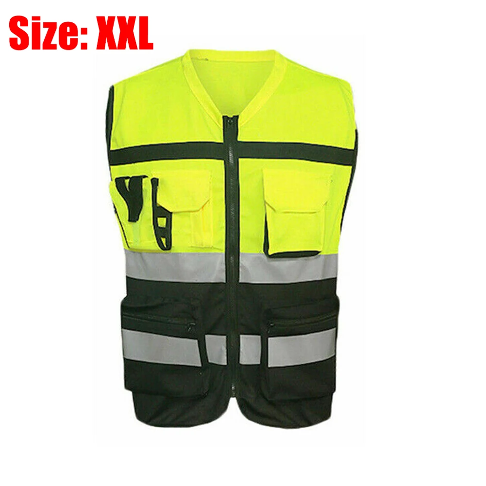 Security Waistcoat High Visibility Reflective Safety Vest Safety Clothing Work Reflective Vest Multi Pockets Workwear Safety Jac
Security Waistcoat High Visibility Reflective Safety Vest Safety Clothing Work Reflective Vest Multi Pockets Workwear Safety Jac
