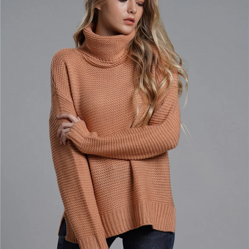 2023 New Hot Sale 6 Colors Solid Color Women Turtleneck Sweater Fashion Women Winter Sweater Knitwear Pullover Casual Loose Tops
2023 New Hot Sale 6 Colors Solid Color Women Turtleneck Sweater Fashion Women Winter Sweater Knitwear Pullover Casual Loose Tops