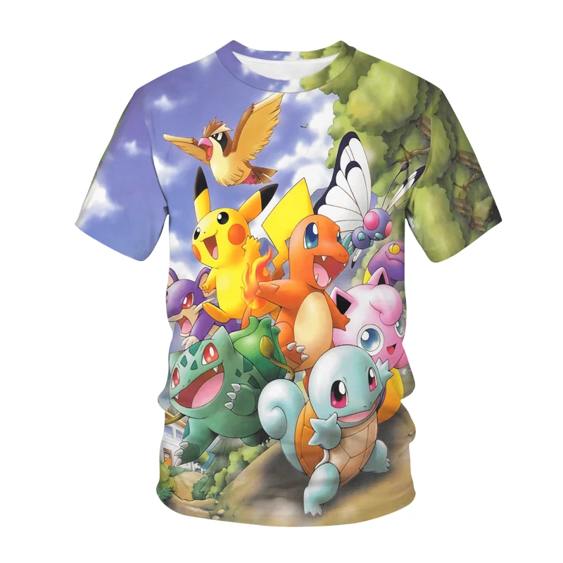 2022 hot Japan Anime Pokemon Children's Print Cartoon Fashion T-shirt Children's Clothing Boys and Girls Gifts Birthday Clothing
2022 hot Japan Anime Pokemon Children's Print Cartoon Fashion T-shirt Children's Clothing Boys and Girls Gifts Birthday Clothing