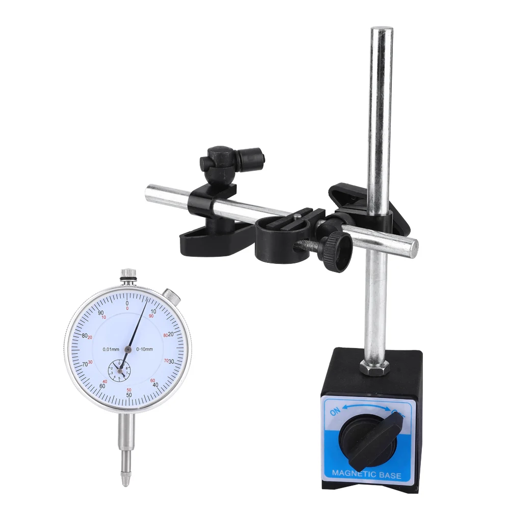 British 0-1"/ Percentile 0-5/10 mm Indicator Accuracy 0.01mm with Magnetic Base dial indicator dial measurement indicator dial
British 0-1"/ Percentile 0-5/10 mm Indicator Accuracy 0.01mm with Magnetic Base dial indicator dial measurement indicator dial