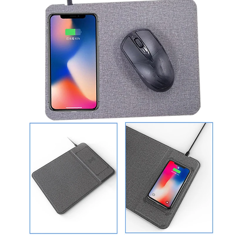 15W Mobile Phone Qi Wireless Charger Charging Mouse Pad Mat PU Leather Mousepad for iPhone X/8 Plus Samsung S8 Plus /Note 8
15W Mobile Phone Qi Wireless Charger Charging Mouse Pad Mat PU Leather Mousepad for iPhone X/8 Plus Samsung S8 Plus /Note 8