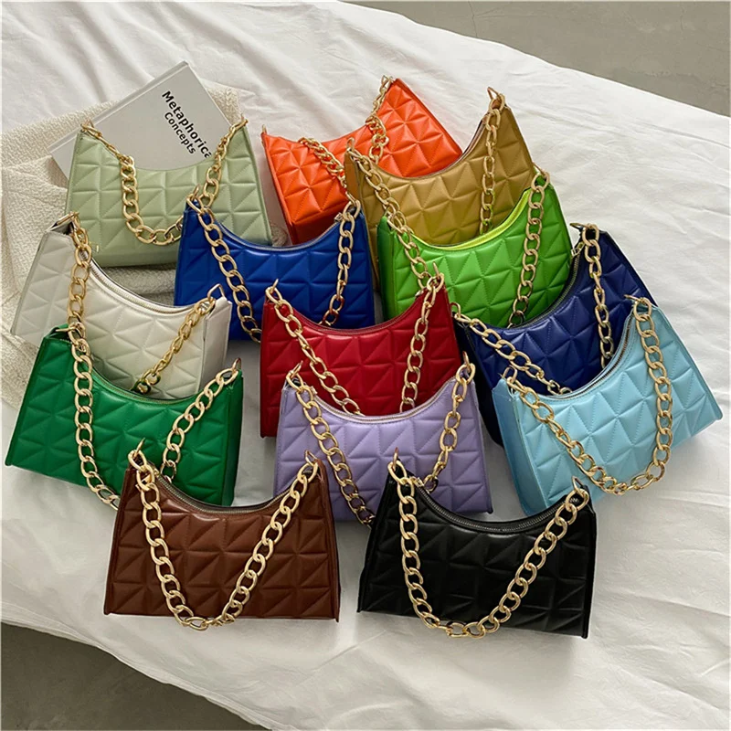 Women Diamond Shoulder Bag Trend All-match Niche Chain Handbag Female Fashion Totes
Women Diamond Shoulder Bag Trend All-match Niche Chain Handbag Female Fashion Totes
