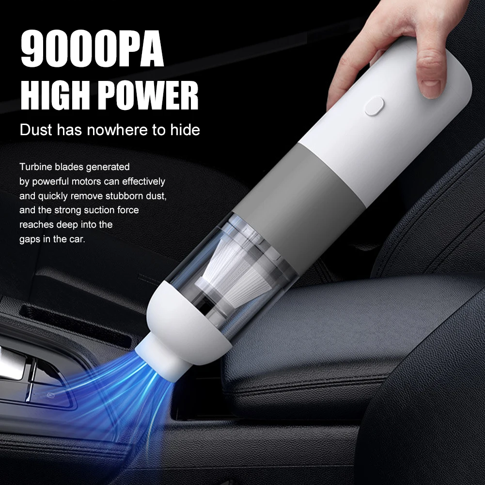 Hot sale 120W Handheld Vacuum Cleaner Portable Handy Rechargeable Car Vacuum Cleaner Wireless 9000PA Strong Suction Mini Cleaner
Hot sale 120W Handheld Vacuum Cleaner Portable Handy Rechargeable Car Vacuum Cleaner Wireless 9000PA Strong Suction Mini Cleaner