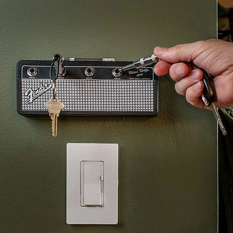 Wall Keychain Holder Home Decoration Fender Blues Music Holder Cool Guitar Gift Amplifier Key Storage Jack Rack Key Vintage
Wall Keychain Holder Home Decoration Fender Blues Music Holder Cool Guitar Gift Amplifier Key Storage Jack Rack Key Vintage