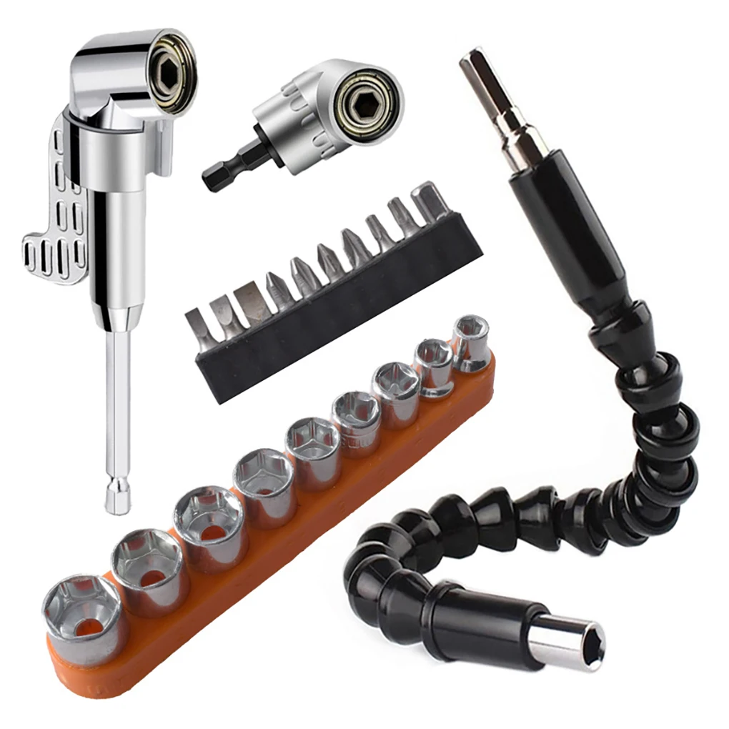 22PCS/Set Screwdriver Adapter Flexible Craftsman Drilling Turning Bit Replacement Holder Tool with Extension Rod
22PCS/Set Screwdriver Adapter Flexible Craftsman Drilling Turning Bit Replacement Holder Tool with Extension Rod