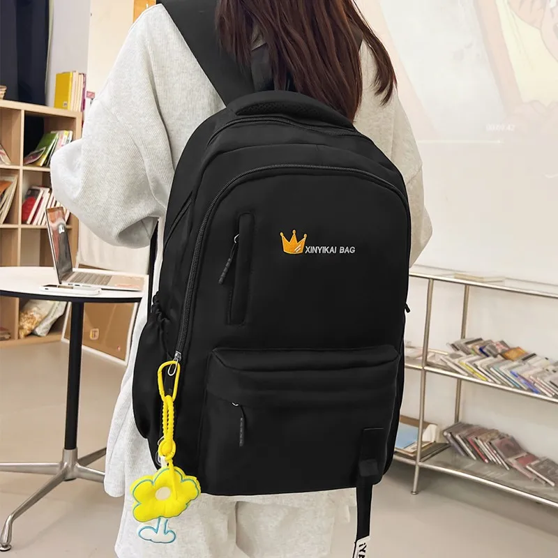 Nylon Women Backpack Trendy Pendant School Bag For Girls Waterproof Storage Backpacks Casual Travel Backpacks 2023
Nylon Women Backpack Trendy Pendant School Bag For Girls Waterproof Storage Backpacks Casual Travel Backpacks 2023