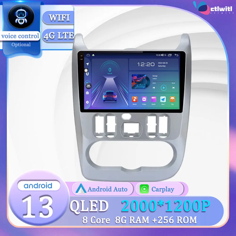 Android 13 For Renault Logan 1 Sandero 2009-2015 For Dacia Duster 2010-2017 Navigation Car TV Autoradio Videp Player Multimedia 
Android 13 For Renault Logan 1 Sandero 2009-2015 For Dacia Duster 2010-2017 Navigation Car TV Autoradio Videp Player Multimedia