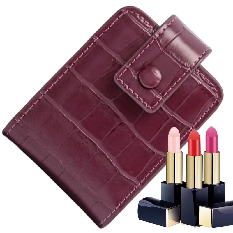 Outdoor Multifunction Travel Lipstick Cosmetic Bag With Mirror High Quality PU Leather Material HandheldToiletry Organizer Pouch
Outdoor Multifunction Travel Lipstick Cosmetic Bag With Mirror High Quality PU Leather Material HandheldToiletry Organizer Pouch