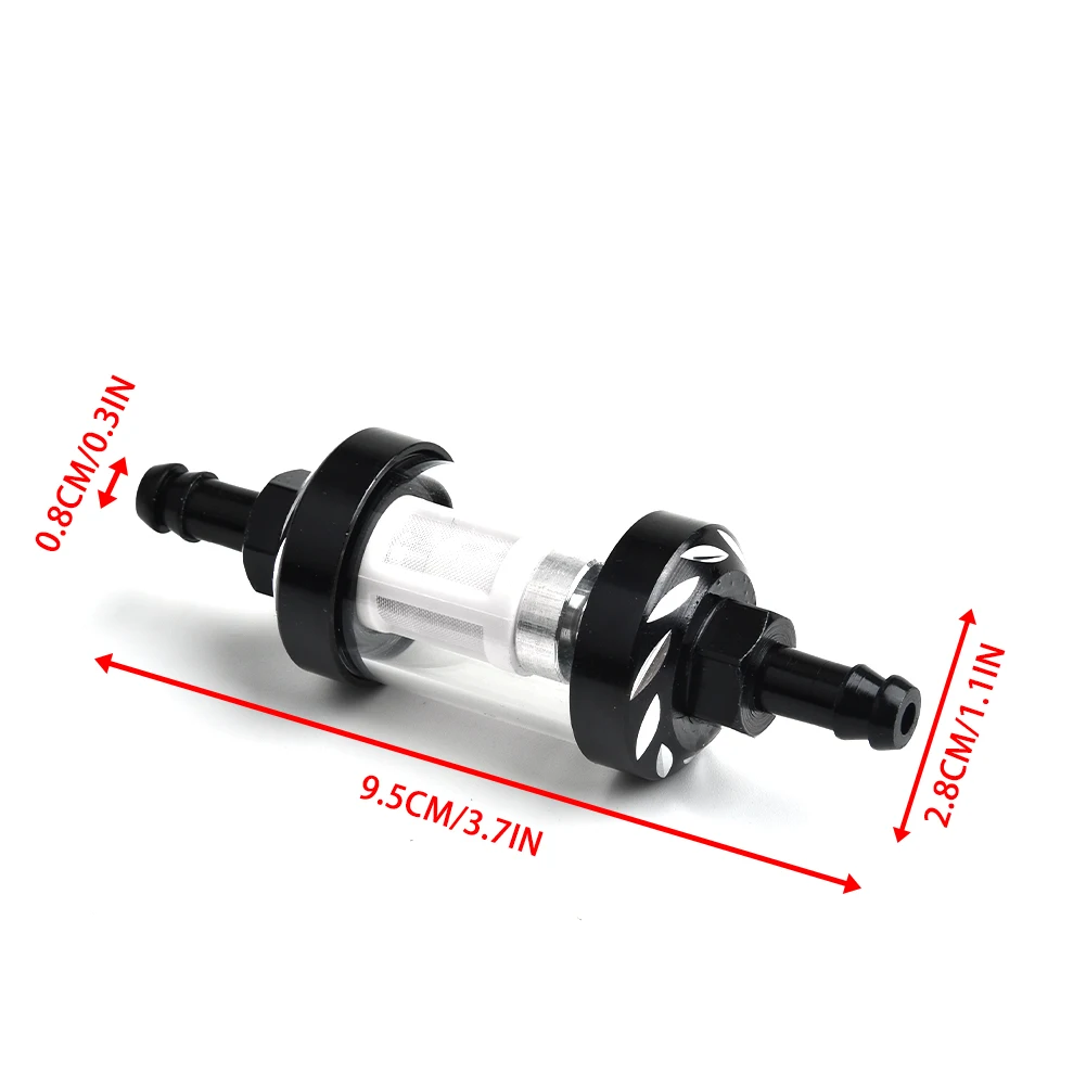 1pc Universal 8mm 5/16 Chrome & Glass Washable Fuel Filters Motorcycle Inline Petrol Diesel Filter Fuel Supply System Accessory
1pc Universal 8mm 5/16 Chrome & Glass Washable Fuel Filters Motorcycle Inline Petrol Diesel Filter Fuel Supply System Accessory
