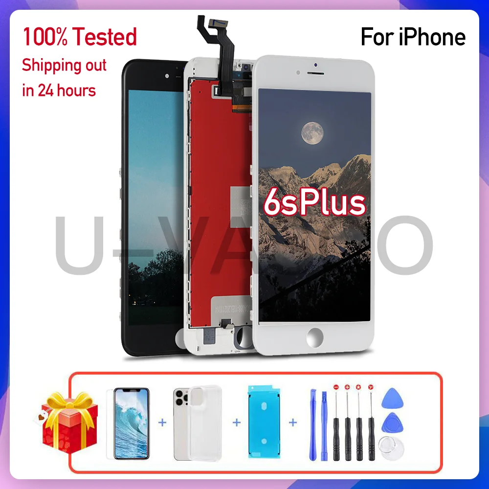 A+++ Quality LCD Display for Iphone 6S Plus Screen Digitizer Assembly For iphone 6S Plus mobile phones LCD screen with gifts
A+++ Quality LCD Display for Iphone 6S Plus Screen Digitizer Assembly For iphone 6S Plus mobile phones LCD screen with gifts