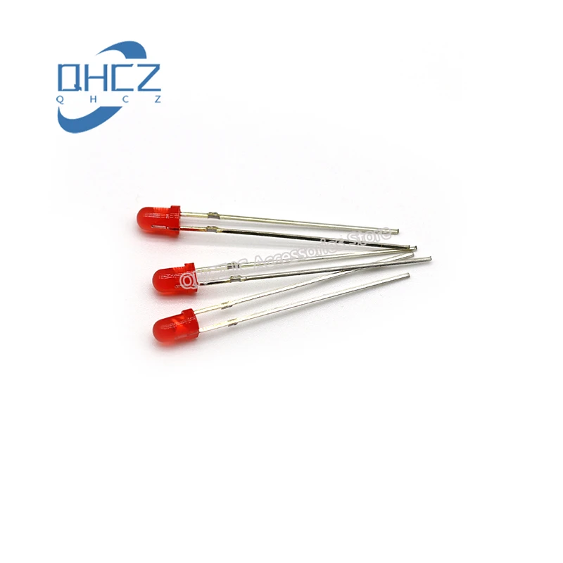 100pcs 3mm red light long foot f3 red light led light-emitting diode lamp beads super bright indicator light round head fog
100pcs 3mm red light long foot f3 red light led light-emitting diode lamp beads super bright indicator light round head fog