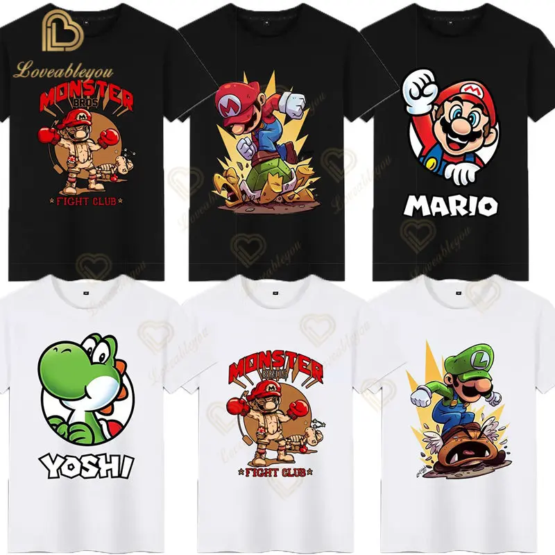 Fashion Mario T-shirt Children's Clothing Top Boys' T-shirt Game 3D Print T-shirt Funny Animation Short Sleeve Baby Girls' Cloth
Fashion Mario T-shirt Children's Clothing Top Boys' T-shirt Game 3D Print T-shirt Funny Animation Short Sleeve Baby Girls' Cloth