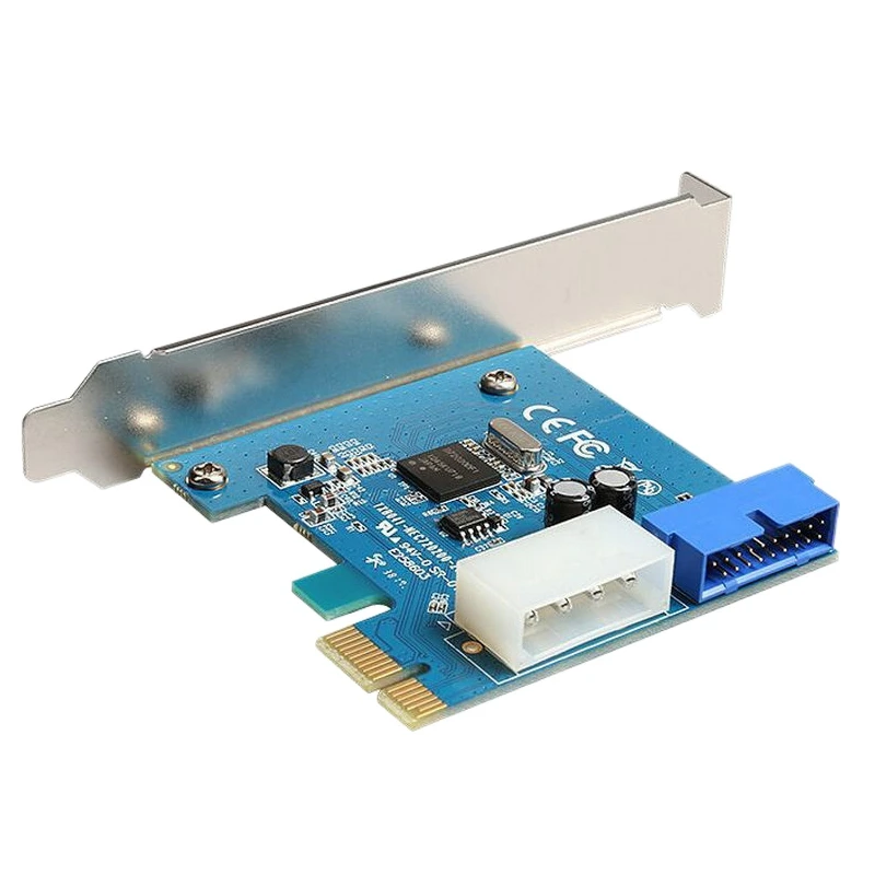 USB3.0 Expansion Card Front Large 4PIN+Small 20Pin Optical Drive/Floppy Drive Interface PICE to USB3.0 Adapter Card
USB3.0 Expansion Card Front Large 4PIN+Small 20Pin Optical Drive/Floppy Drive Interface PICE to USB3.0 Adapter Card