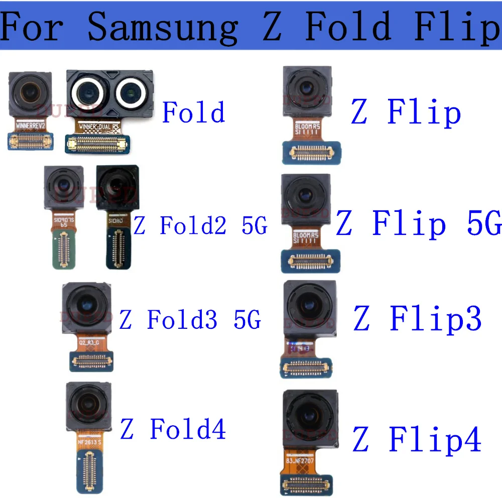 

Front Camera Flex Cable For Samsung Galaxy Z Fold Fold2 Fold3 Fold4 Flip Flip3 Flip4 2 3 4 5G Original Small Camera Module Parts