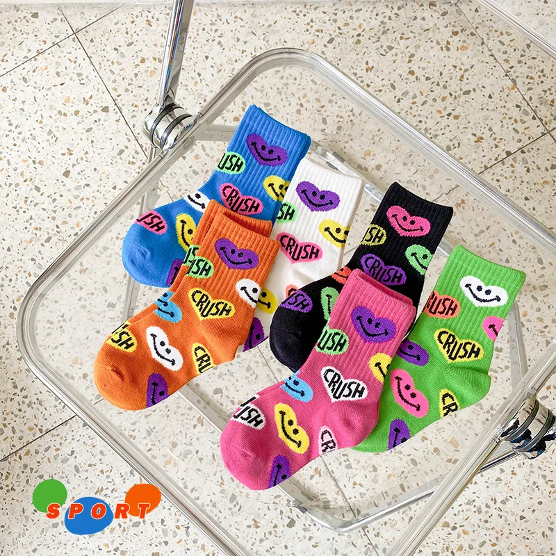 Baby Socks Cartoon smiling face Socks Spring Autumn 3 Pairs Trendy Cotton Sock Kids Boys Girls Calf Socks
Baby Socks Cartoon smiling face Socks Spring Autumn 3 Pairs Trendy Cotton Sock Kids Boys Girls Calf Socks