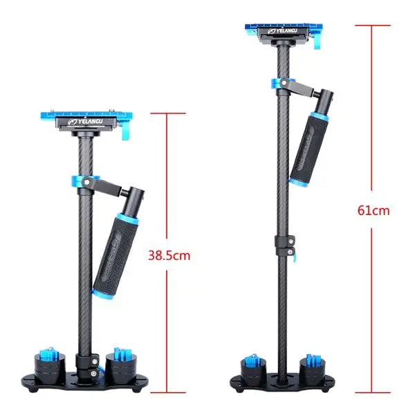 YELANGU S60T Adjustable Portable Carbon Fiber Handheld Steadicam video camare stabilizer For Digital DSLR
YELANGU S60T Adjustable Portable Carbon Fiber Handheld Steadicam video camare stabilizer For Digital DSLR