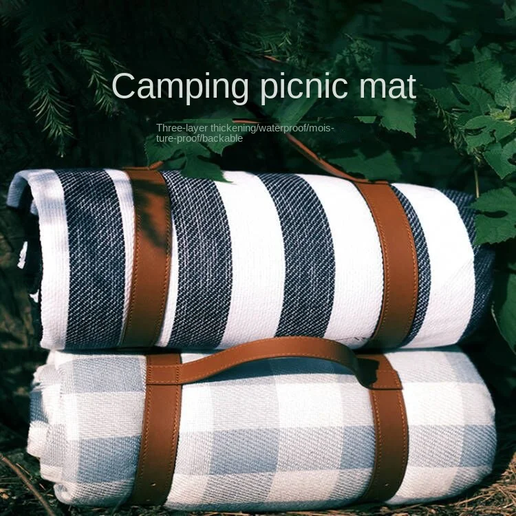Leather Strapping Plaid Picnic Mat Outdoor Outing Camping Moisture-proof Mat Folding Portable Lightweight Picnic Mat
Leather Strapping Plaid Picnic Mat Outdoor Outing Camping Moisture-proof Mat Folding Portable Lightweight Picnic Mat