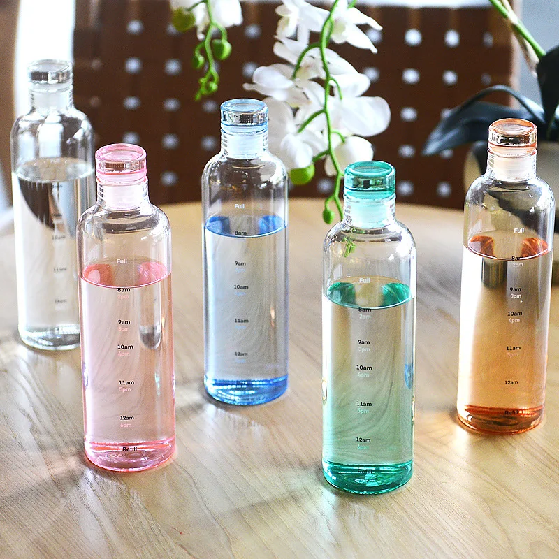 500ML Large Capacity Clear Glass Bottle With Time Marker Water Drinking Reminder Milk Juice Simple Sports Cup Birthday Gift
500ML Large Capacity Clear Glass Bottle With Time Marker Water Drinking Reminder Milk Juice Simple Sports Cup Birthday Gift