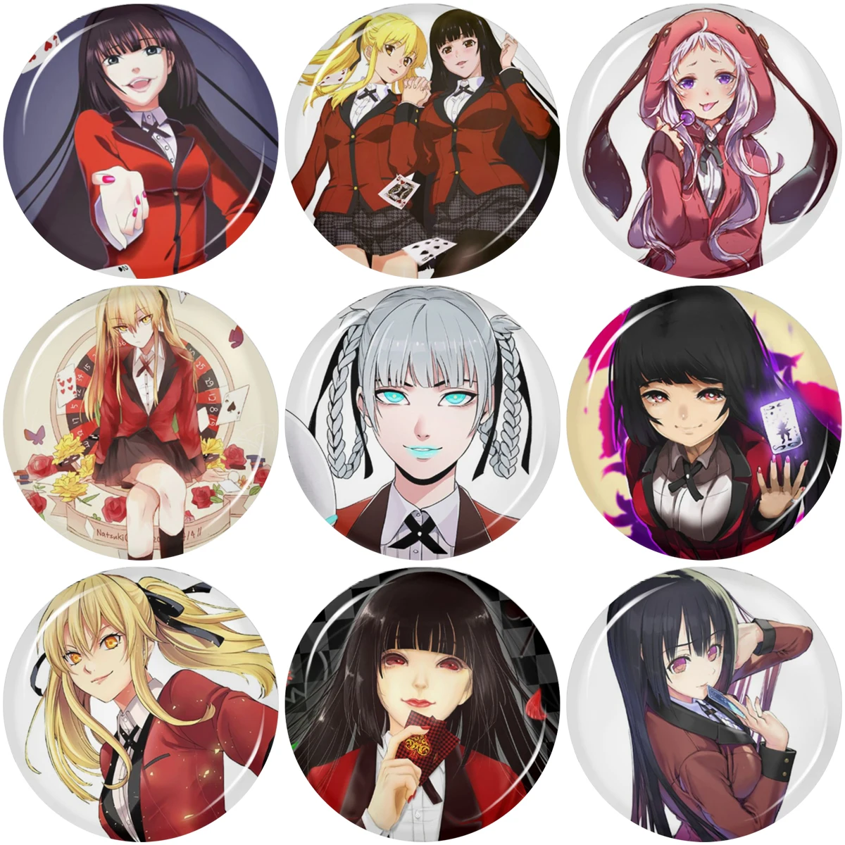 Аниме, значки Kakegurui, Yumeko, Мэри, кирари, брошь для рюкзака, лацкан, мягкая пуговица, булавки, модное аниме, коллекция, подарок
Аниме, значки Kakegurui, Yumeko, Мэри, кирари, брошь для рюкзака, лацкан, мягкая пуговица, булавки, модное аниме, коллекция, подарок