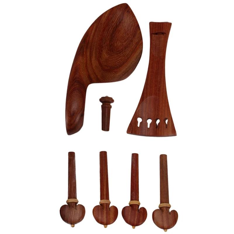 4/4 Full Size Violin Spare Ebony Parts DIY Violin Accessories Kit Tuning Pegs, Chinrest, Endpin Violin Accessories 
4/4 Full Size Violin Spare Ebony Parts DIY Violin Accessories Kit Tuning Pegs, Chinrest, Endpin Violin Accessories