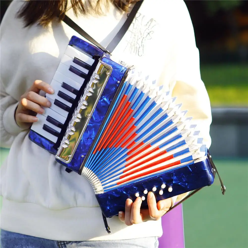 17 Key 8 Bass Professional Mini Accordion Celluloid ABS Educational Musical Instrument Accordions for Both Kids Adult
17 Key 8 Bass Professional Mini Accordion Celluloid ABS Educational Musical Instrument Accordions for Both Kids Adult