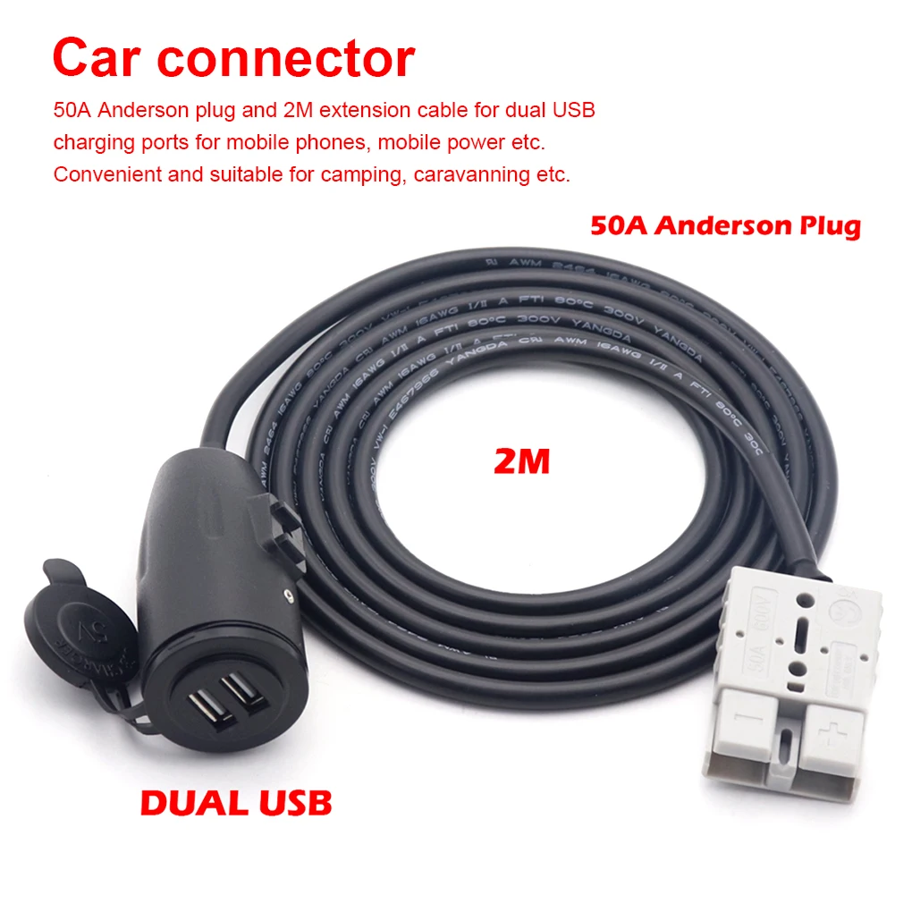 DC 12 24V RVs Boat 50A переходник двойной USB конвертер Удлинительный кабель автомобильный конвертер Соединитель аксессуар
DC 12 24V RVs Boat 50A переходник двойной USB конвертер Удлинительный кабель автомобильный конвертер Соединитель аксессуар