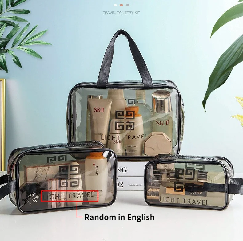 Multifunctional Storage Bag Transparent Pvc Portable Cosmetic Bag Travel Waterproof Female Bag Reusable 3 Piece Set
Multifunctional Storage Bag Transparent Pvc Portable Cosmetic Bag Travel Waterproof Female Bag Reusable 3 Piece Set