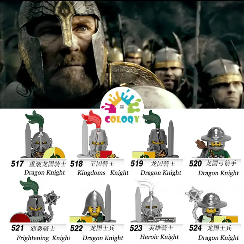 Children's Toys Building Blocks City Movie Anime Mini-figure Medieval Knight Soldier Archer Green Dragon Series Children's Birth
Children's Toys Building Blocks City Movie Anime Mini-figure Medieval Knight Soldier Archer Green Dragon Series Children's Birth