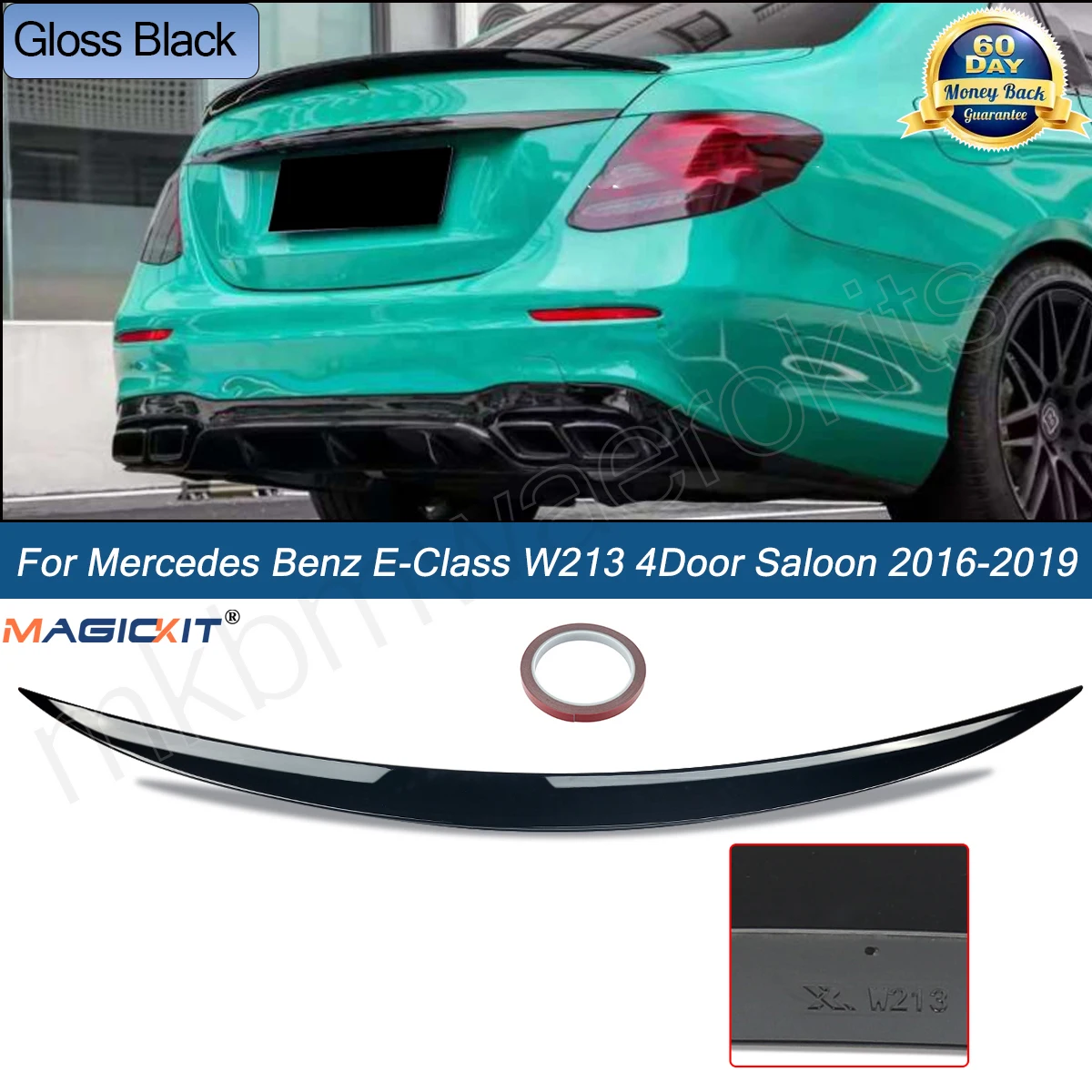 MagicKit ABS Material Tail Wing Lip For Mercedes W213 M-Performance Style Rear Trunk Spoiler Gloss Black 2016-2019
MagicKit ABS Material Tail Wing Lip For Mercedes W213 M-Performance Style Rear Trunk Spoiler Gloss Black 2016-2019