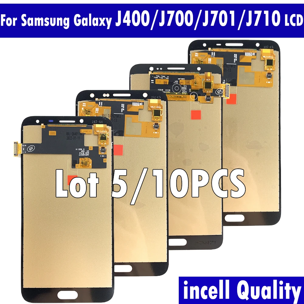 1/5/10 шт. ЖК-дисплей incell для Samsung J700 J400 J701 J710 сенсорный экран дигитайзер Galaxy J7 Neo
