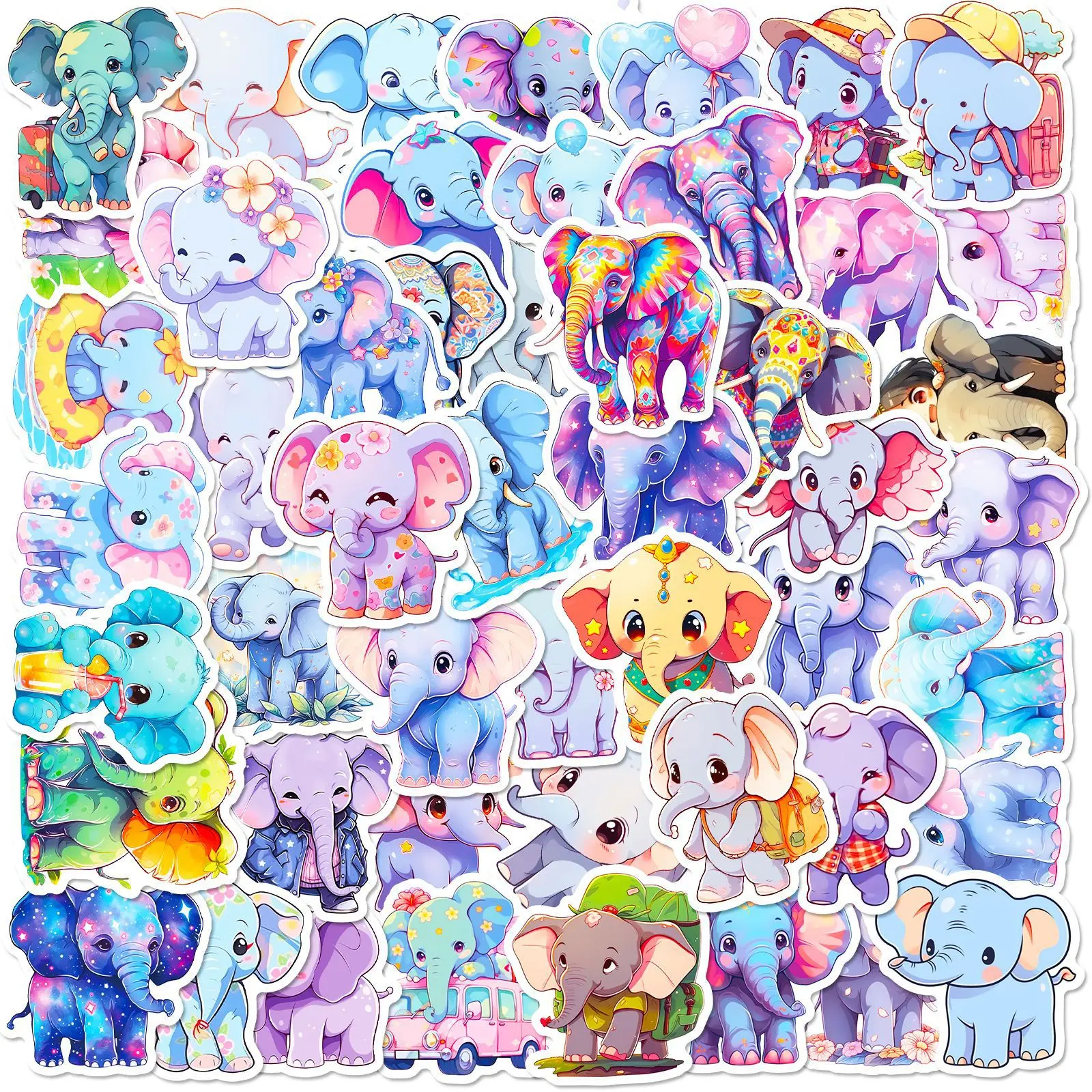 10/30/50PCS New Popular Cartoon Cute Elephant Sticker Pack Skateboard Guitar Decoration DIY Laptop PVC Graffiti Decal Wholesale
10/30/50PCS New Popular Cartoon Cute Elephant Sticker Pack Skateboard Guitar Decoration DIY Laptop PVC Graffiti Decal Wholesale