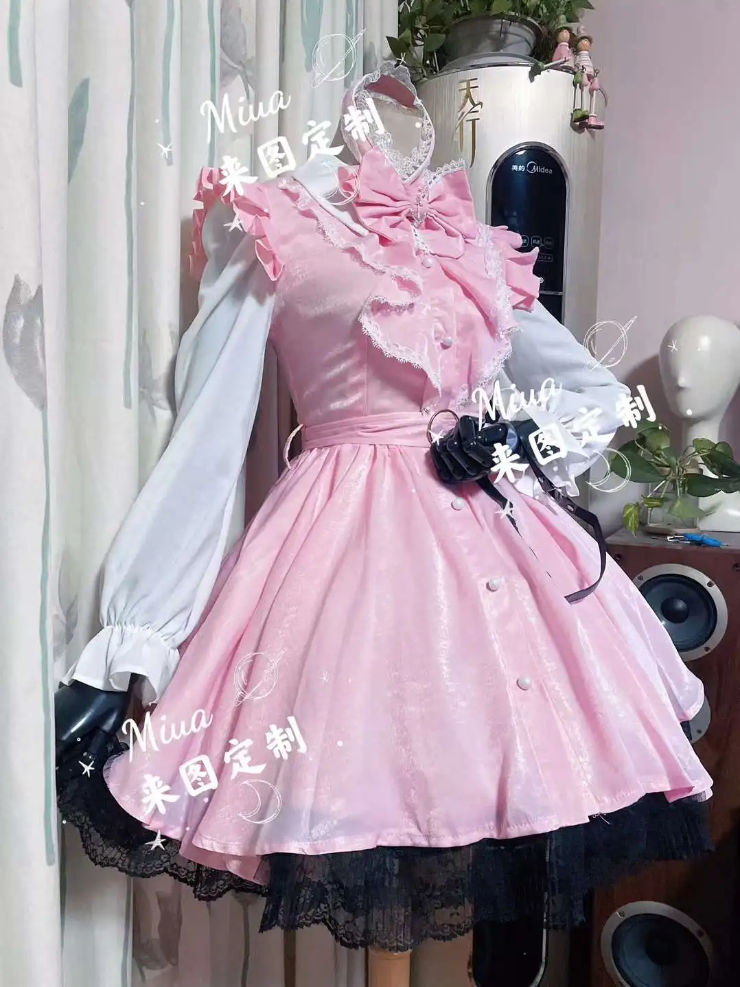 

Аниме игра Vtuber Hololive Minato Aqua Lolita розовое платье повседневная униформа косплей костюм ролевая игра Хэллоуин Карнавал женщины 2022