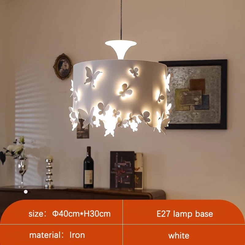 Современный французский кремово-белый подвесной светильник с бабочкой, теплая комната, спальня, кабинет, ресторан, креативный подвесной светильник
Современный французский кремово-белый подвесной светильник с бабочкой, теплая комната, спальня, кабинет, ресторан, креативный подвесной светильник