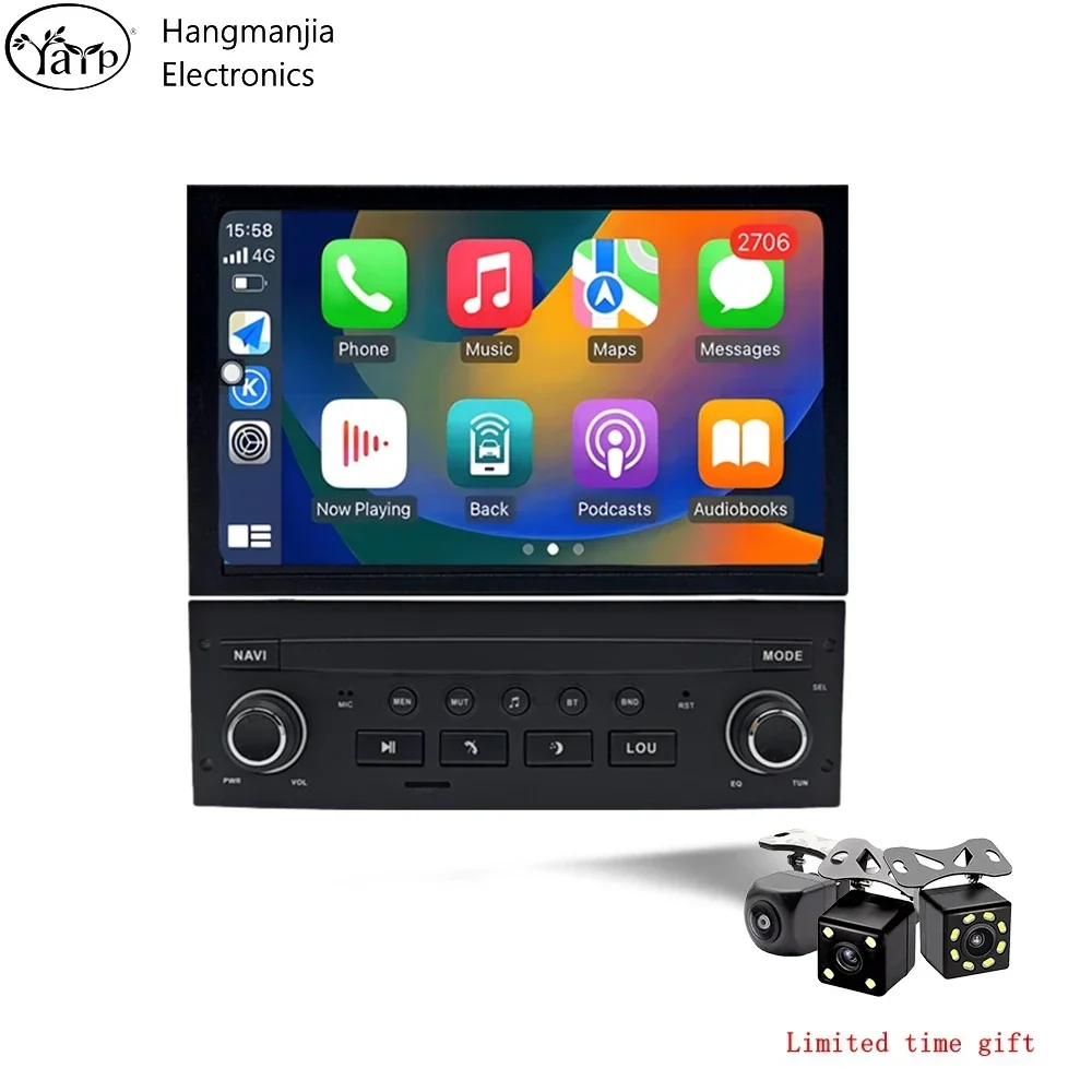 Hangmanjia Android 13 для Citroen C4 Grand Picasso C-Triomphe C-Quatre Carplay, авторадио, автомобильное мультимедийное радио, GPS-навигация 
Hangmanjia Android 13 для Citroen C4 Grand Picasso C-Triomphe C-Quatre Carplay, авторадио, автомобильное мультимедийное радио, GPS-навигация