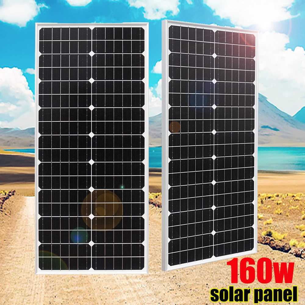 160w 150w 12v solar panel glass aluminum frame rigid photovoltaic panel system for home balcony car boat camping travel outdoor
160w 150w 12v solar panel glass aluminum frame rigid photovoltaic panel system for home balcony car boat camping travel outdoor