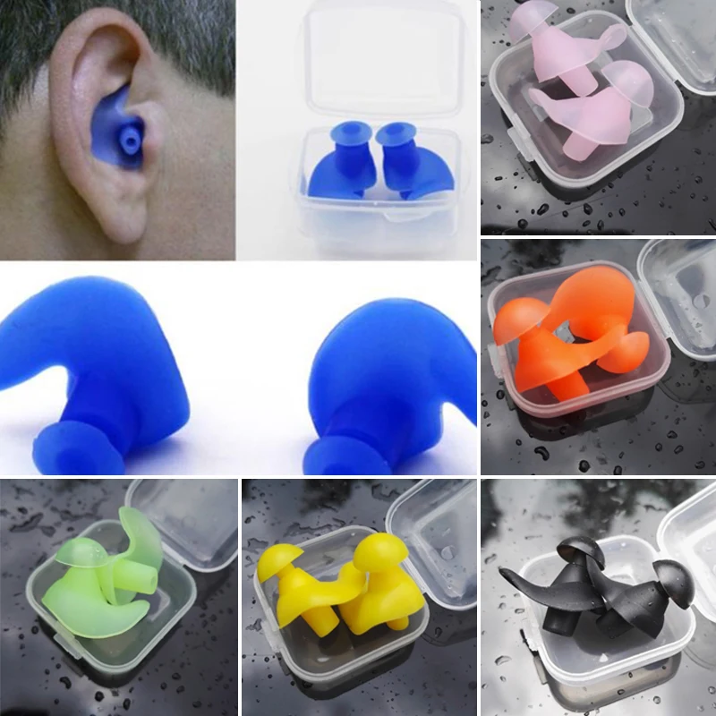 1Pair Waterproof Ear Plugs Swimming Silicone Earplugs Diving Adult Kids Ear Protector Water Sports Swimming Anti-noise Parts
1Pair Waterproof Ear Plugs Swimming Silicone Earplugs Diving Adult Kids Ear Protector Water Sports Swimming Anti-noise Parts