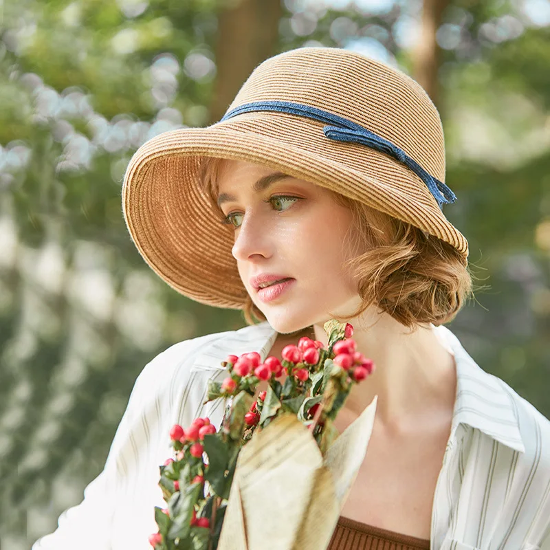 Hepburn Style Straw Hat Women Age Reduction Curly Edge Sun Hat Female Summer Beach Hat Japan Holiday Party Cap UPF50+
Hepburn Style Straw Hat Women Age Reduction Curly Edge Sun Hat Female Summer Beach Hat Japan Holiday Party Cap UPF50+